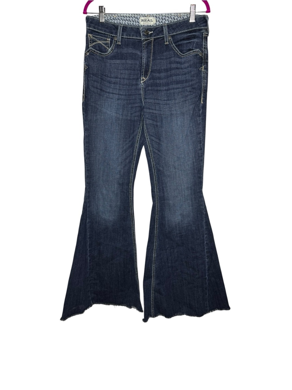 Ariat R.E.A.L. Zinnia Extreme Flare Leg Jeans 31 Long